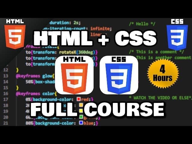 HTML & CSS Full Course